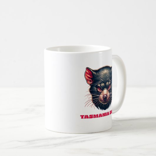 Tasmania Devil Australia Kaffeetasse (VorderseiteRechts)