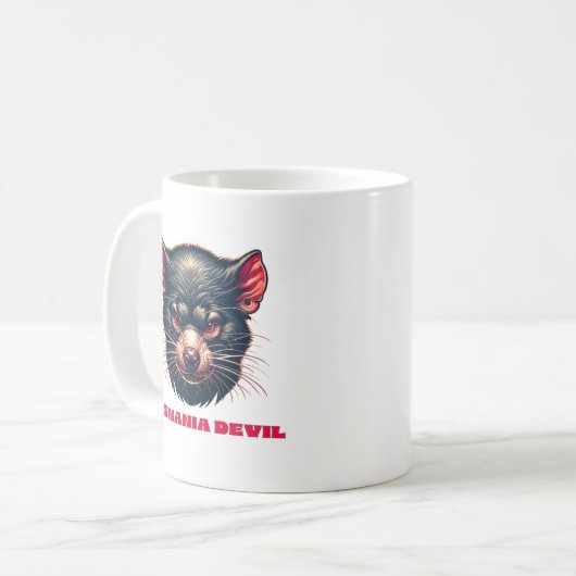 Tasmania Devil Australia Kaffeetasse (Vorderseite Links)