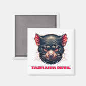 Tasmania Devil Australia Magnet (Vorderseite/Rückseite)