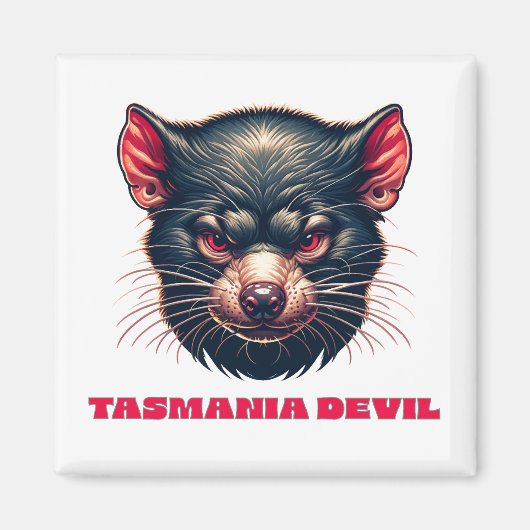 Tasmania Devil Australia Magnet (Vorne)
