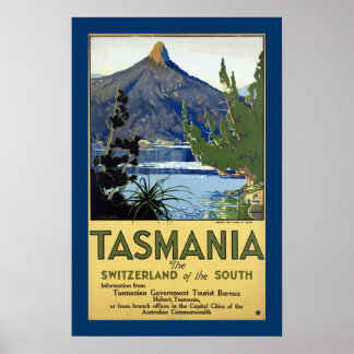 Tasmania "Die Schweiz des Südens" Poster