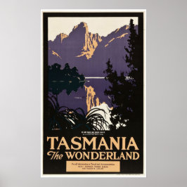 Tasmania Die Wunderland Bergwelt Poster