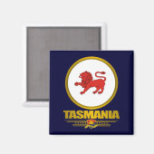 Tasmania Emblem Magnete Magnet (Vorderseite/Rückseite)