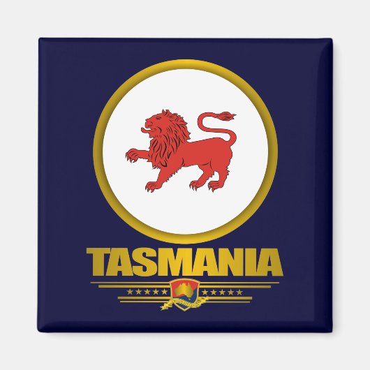 Tasmania Emblem Magnete Magnet (Vorne)