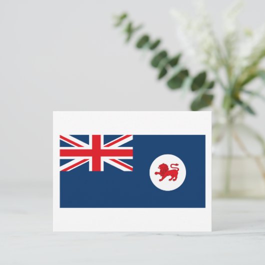 Tasmania Flag Postkarte (Stehend Vorderseite)