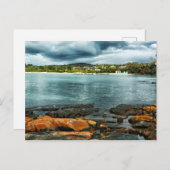 Tasmania - Grüntöne Beach Postkarte (Vorne/Hinten)