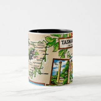Tasmania Holiday Island Mug Zweifarbige Tasse