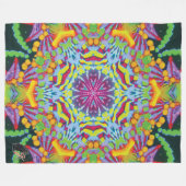 Tasmania Kaleidoscope Fleece Blanket (Vorderseite (Horizontal))