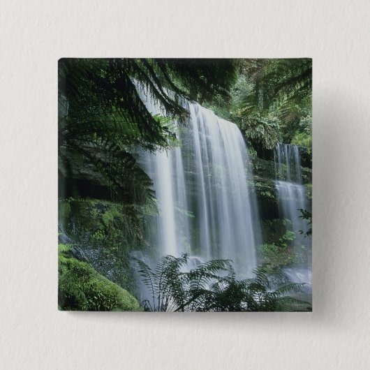 Tasmania, National Park des Moto Field, Russell Fa Button (Vorderseite)
