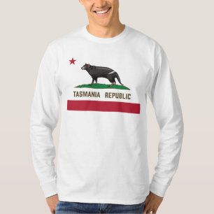 Tasmania Republik Tasmanische Teufelsflagge T-Shirt