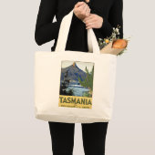 Tasmania ~ Schweiz des Südens Jumbo Stoffbeutel (Vorderseite (Produkt))