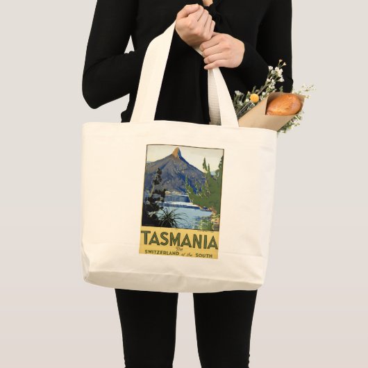 Tasmania ~ Schweiz des Südens Jumbo Stoffbeutel (Vorderseite (Produkt))