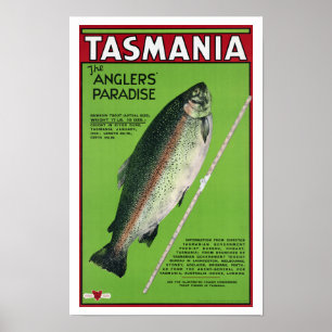 Tasmania ~ The Angler's Paradise Poster
