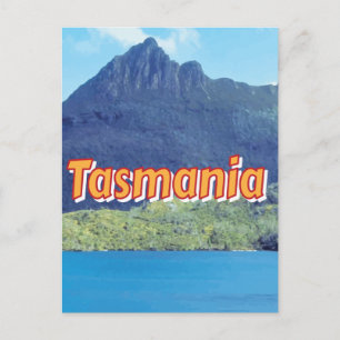 Tasmania Vintages Urlaubsplakat Postkarte