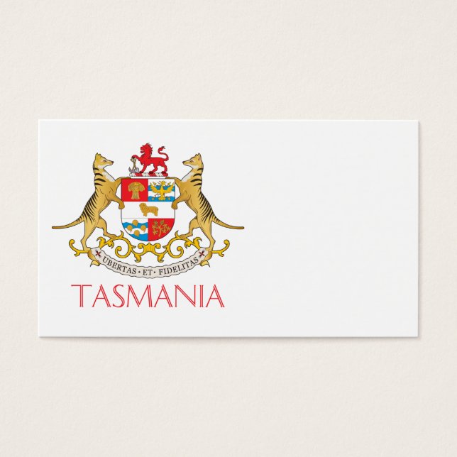 Tasmania-Wappen (Vorderseite)