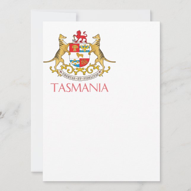 Tasmania-Wappen (Vorderseite)