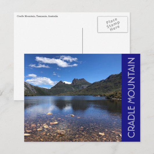 Tasmania-Wiege Postkarte (Vorne/Hinten)