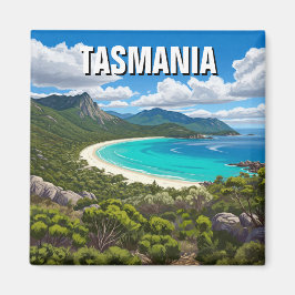 Tasmania Wineglass Bay Australien Magnet