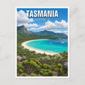 Tasmania Wineglass Bay Australien Postkarte (Vorderseite)