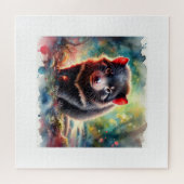 Tasmanian Devil 240824AREF116 - Watercolor Puzzle (Horizontal)