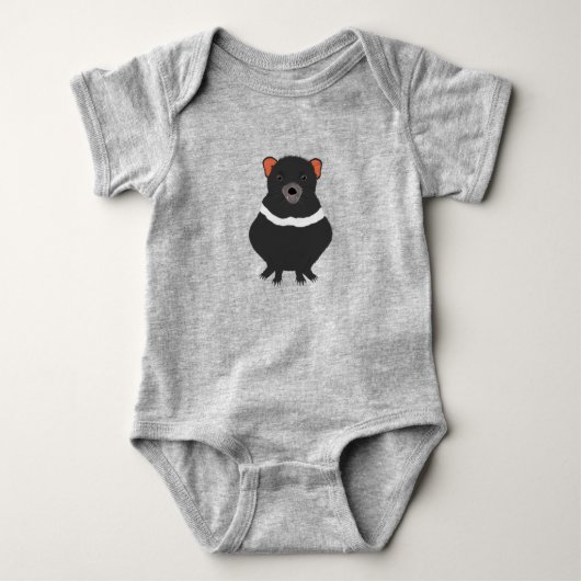 Tasmanian Devil Baby Bodysuit Baby Strampler (Vorderseite)