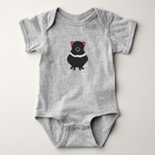 Tasmanian Devil Baby Bodysuit Strampler (Vorderseite)