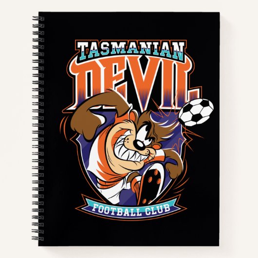 Tasmanian Devil Football Club Abzeichen Notizblock (Vorderseite)