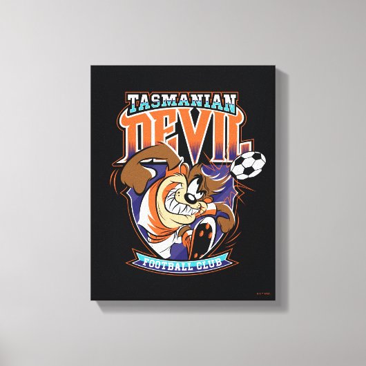 Tasmanian Devil Football Club Badge Leinwanddruck (Vorderseite)