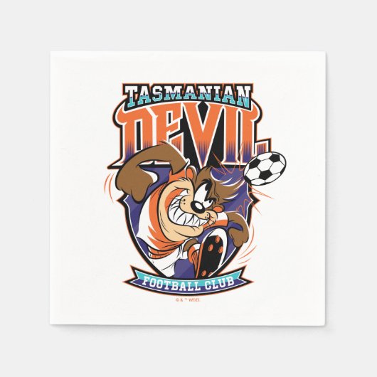 Tasmanian Devil Football Club Badge Serviette (Vorderseite)