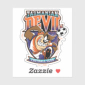 Tasmanian Devil Fußballclub-Abzeichen Aufkleber (Blatt)