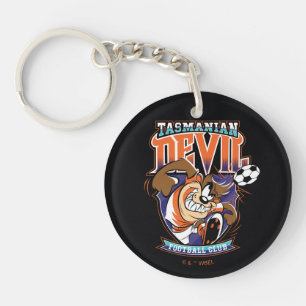 Tasmanian Devil Fußballclub-Abzeichen Schlüsselanhänger