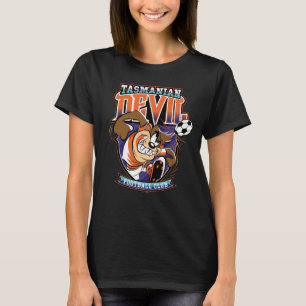 Tasmanian Devil Fußballclub-Abzeichen T-Shirt
