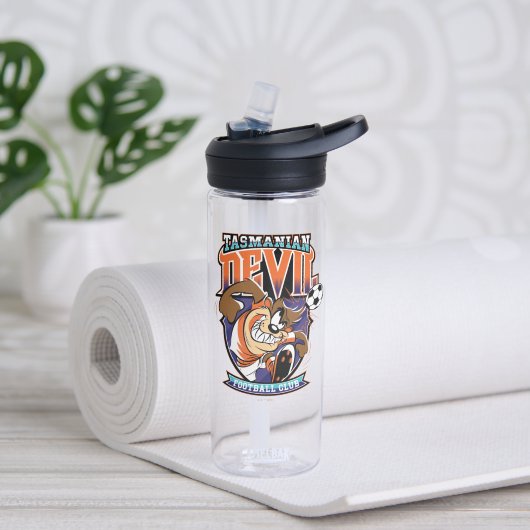 Tasmanian Devil Fußballclub-Abzeichen Trinkflasche (Yoga)