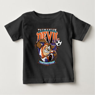 Tasmanian Devil Fußballverein-Abzeichen Baby T-shirt