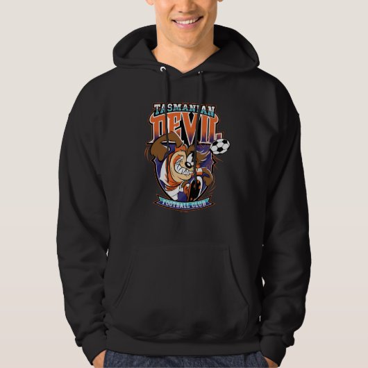 Tasmanian Devil Fußballverein-Abzeichen Hoodie (Vorderseite)