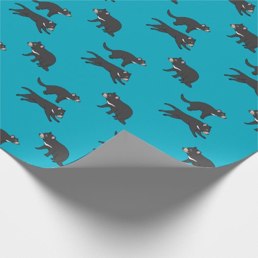 Tasmanian Devil Geschenkpapier (Ecke)