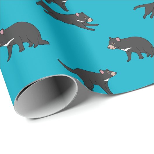 Tasmanian Devil Geschenkpapier (Rolleneckpunkt)
