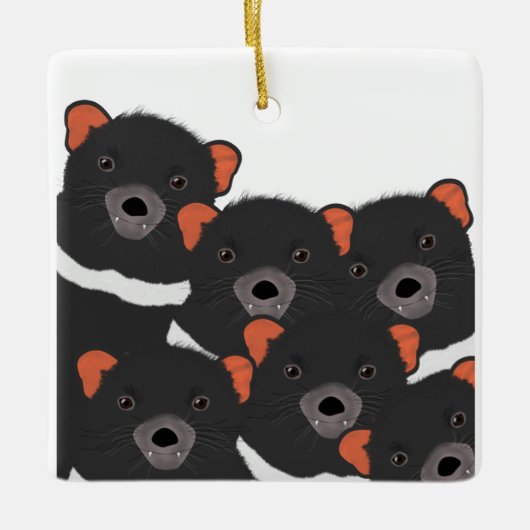 Tasmanian Devil Ornament (Vorderseite)