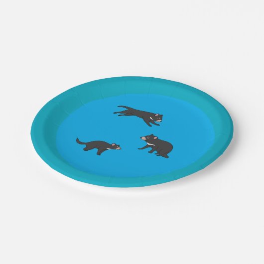 Tasmanian Devil Pappteller (Schrägansicht)