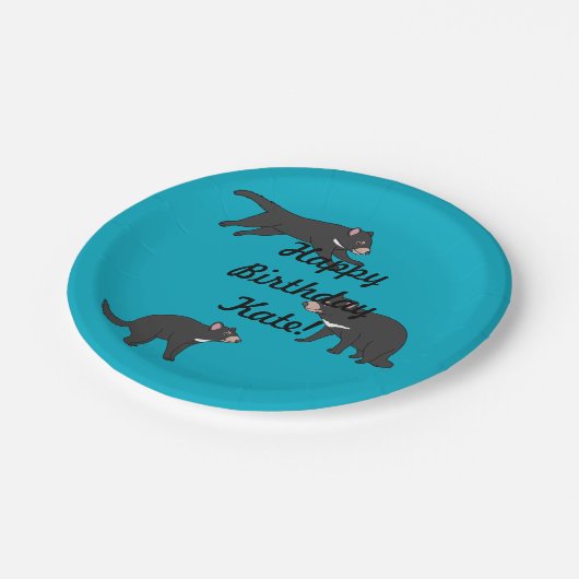 Tasmanian Devil Pappteller (Schrägansicht)