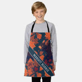 Tasmanian Devil Retro farbenfrohe Muster Schürze (Getragen)