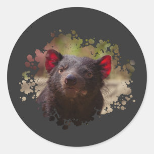 Tasmanian Devil Runder Aufkleber