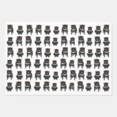 Tasmanian Devils Wrapping Paper Sheets Geschenkpapier Set (Vorderseite 3)