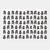 Tasmanian Devils Wrapping Paper Sheets Geschenkpapier Set (Vorderseite)
