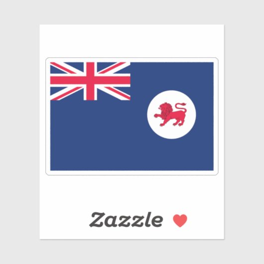 Tasmanie Aufkleber (Blatt)