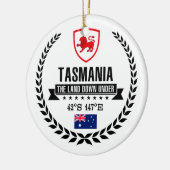 Tasmanie Keramik Ornament (Links)