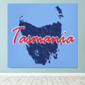 Tasmanie Leinwanddruck (Insitu (Holzboden))