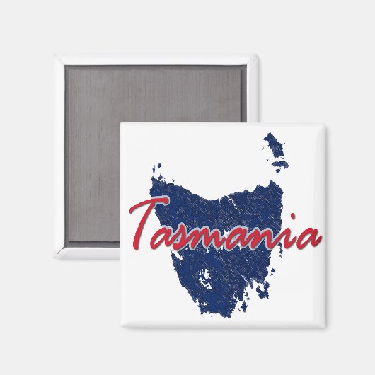 Tasmanie Magnet (Vorderseite/Rückseite)
