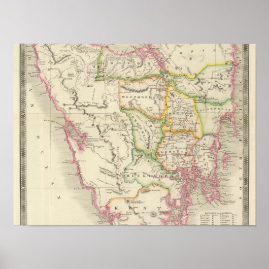 Tasmanie Poster (Vorne)