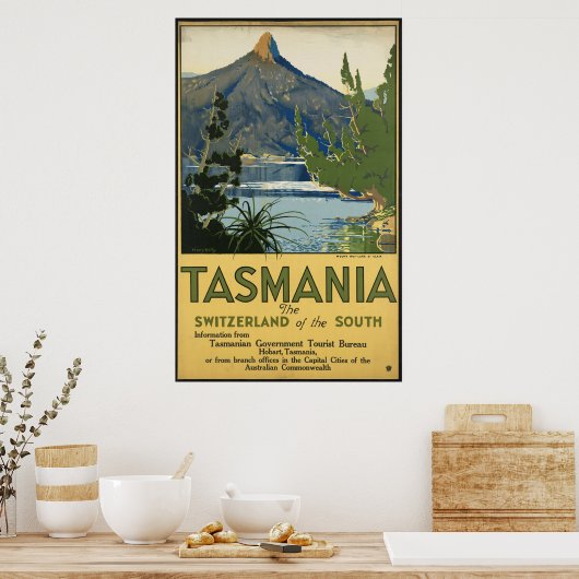 Tasmanie Poster (Küche)